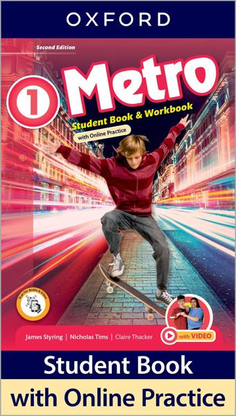 METRO 1 2ND STUDENT'S BOOK & WORKBOOK (+ONLINE PRACTICE)