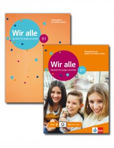 WIR ALLE B1 UBUNGSBUCH (+ ONLINE AUDIO + KLETT -BOOK APP)  UND TRAININGSHEFT (SET)